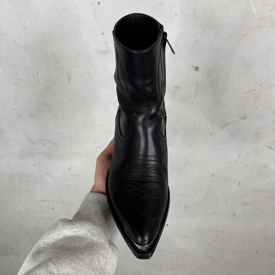 Celine Steel Tipped Western Boots