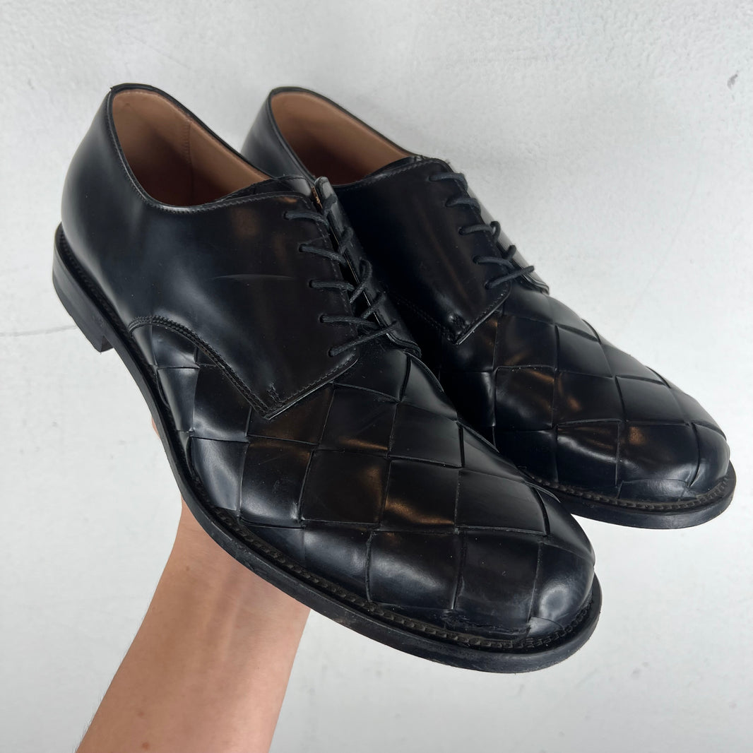 Bottega Veneta Intrecciato Toe Derbies