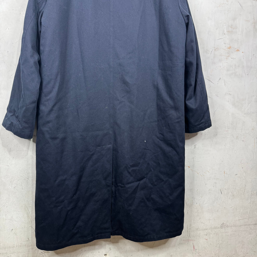 Prada Navy Padded Trench Coat