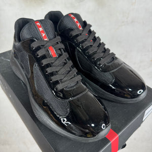 Prada Black Patent Leather America Cups