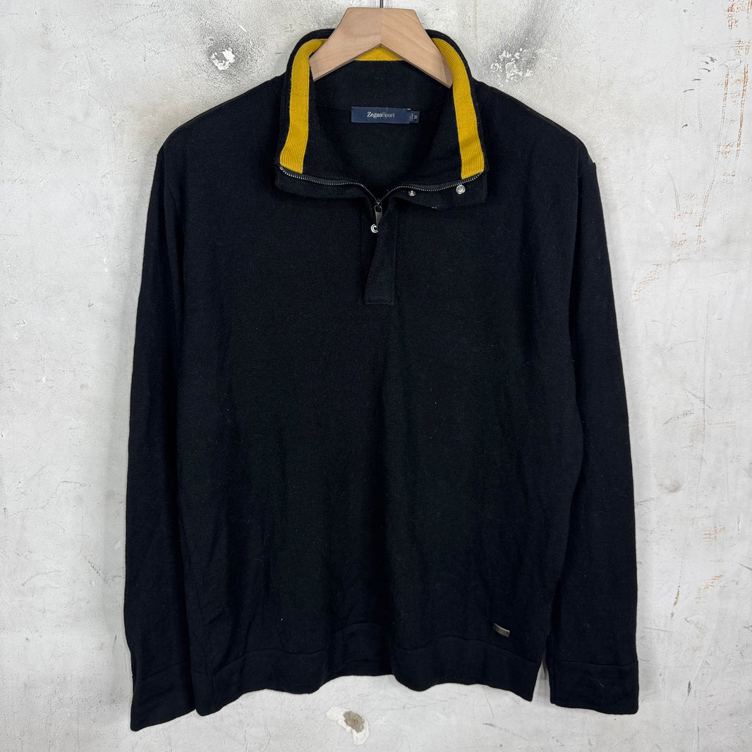 Zegna Sport Cashmere 1/4 Zip Sweater