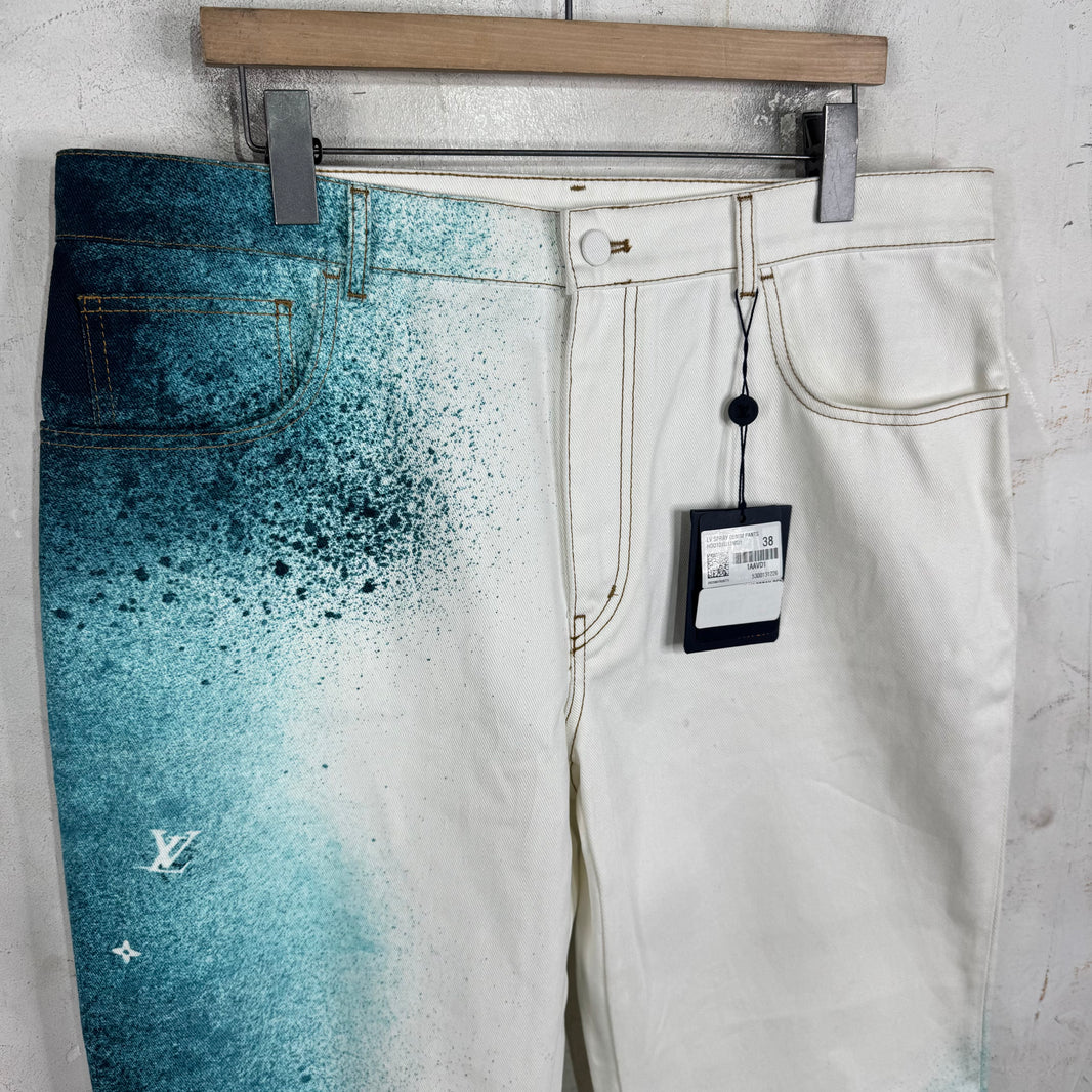 Louis Vuitton Monogram Spray Jeans