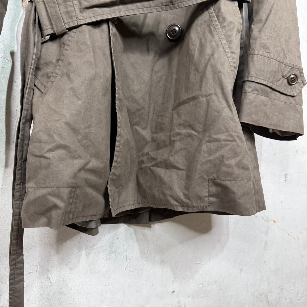 Rick Owens Hooded Mid-Length Fishtail Parka