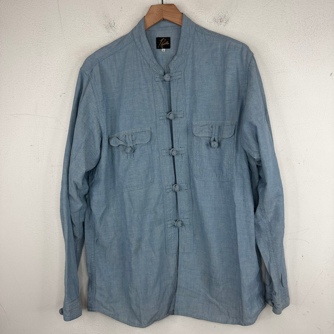 Needles Denim Knot Button L/S Shirt