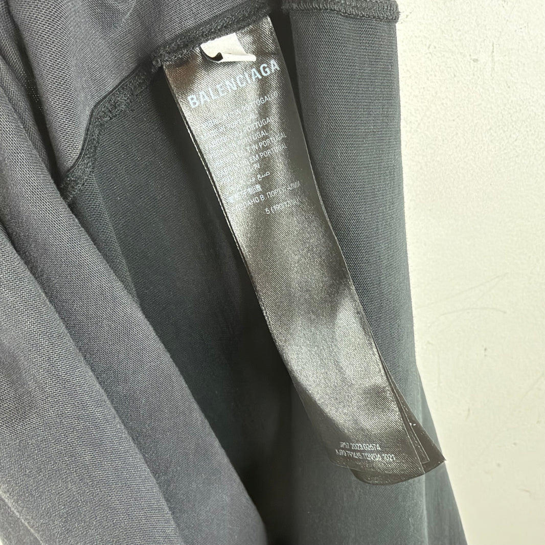 Balenciaga Hybrid Split Tape/Sporty B Logo T-Shirt