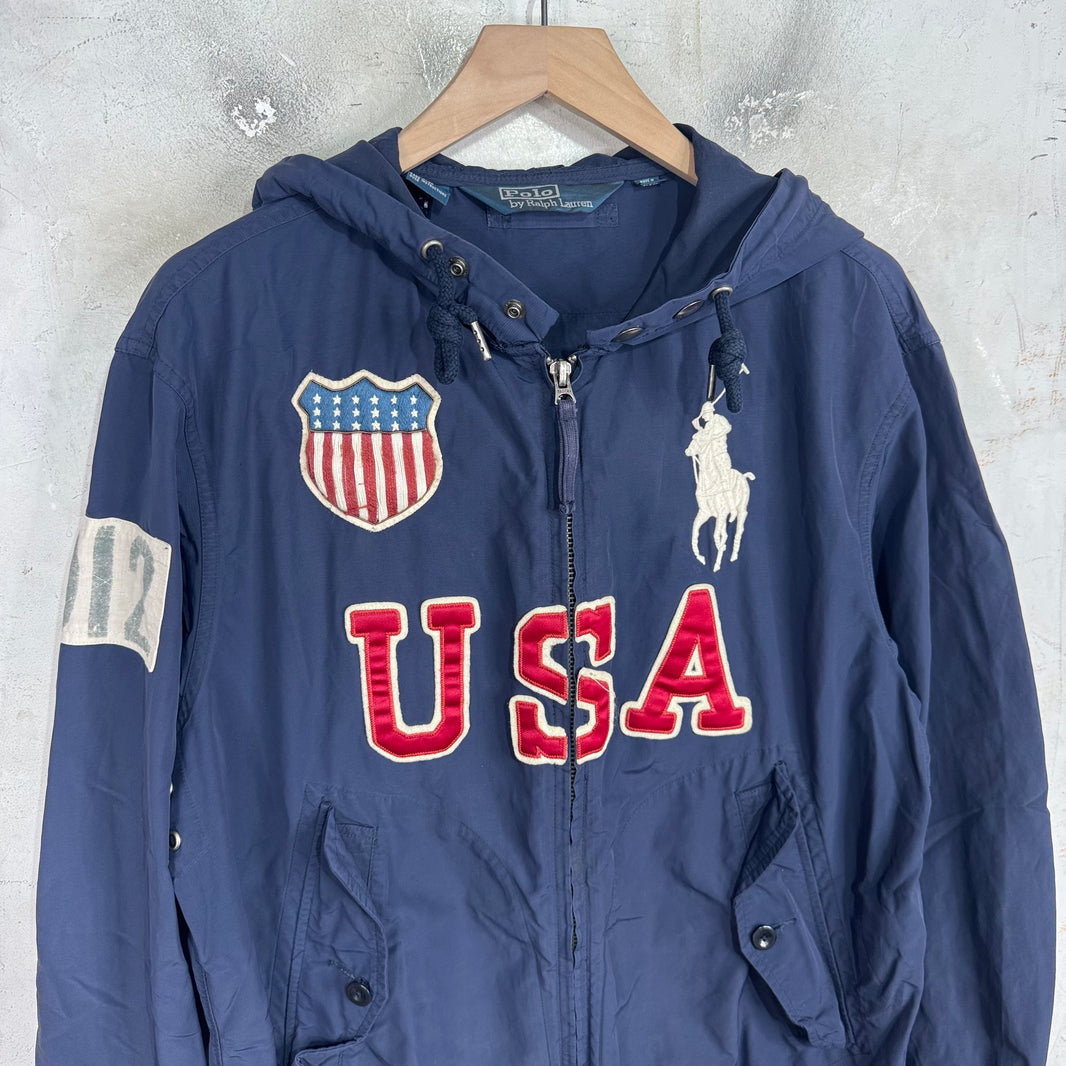 Ralph Lauren USA Big Pony Hooded Windbreaker