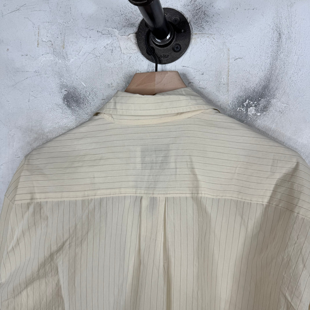 Colbo Beige Striped Thin Shirt