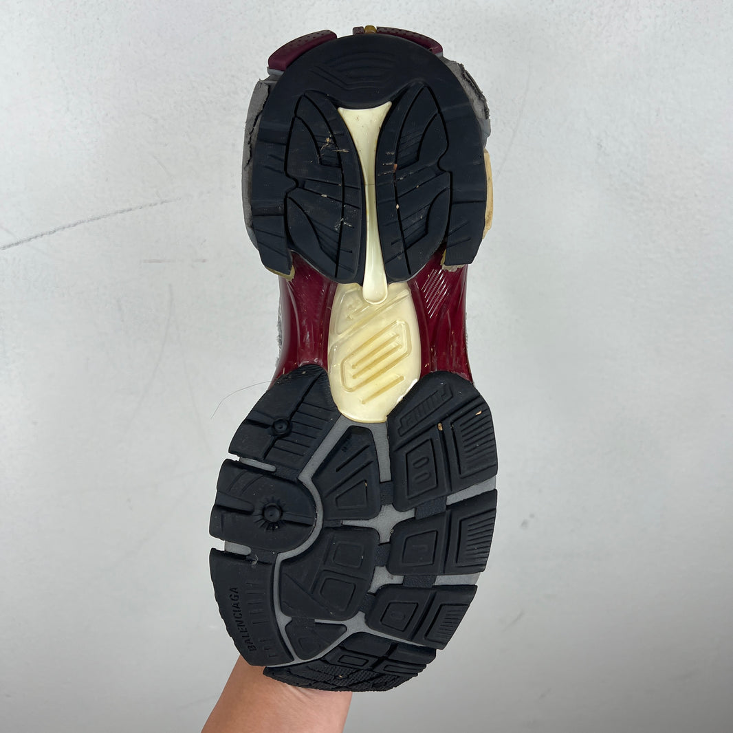 Balenciaga Burgundy Grey Runners