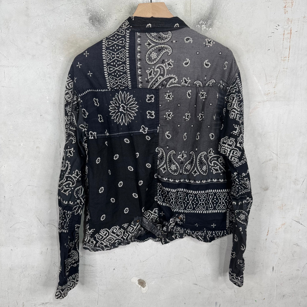 Kapital Navy Paisley Overshirt