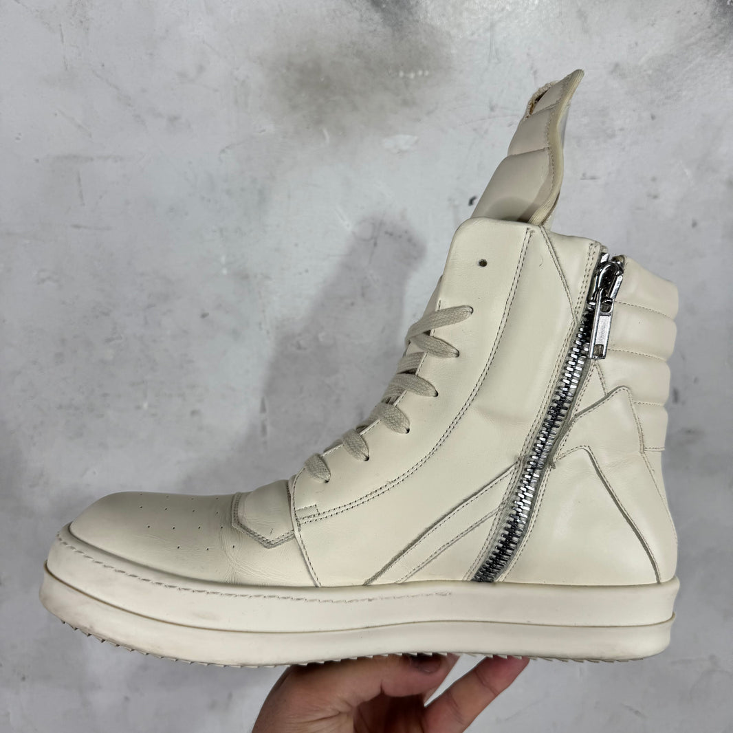 Rick Owens Milk Tonal Geobaskets