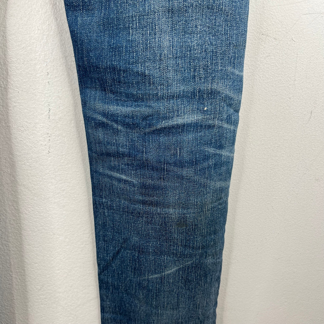 Dior Ink Me Paint Splatter Jeans