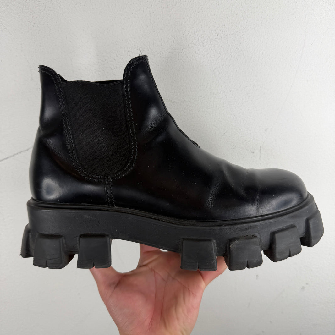 Prada Monolith Chelsea Boots