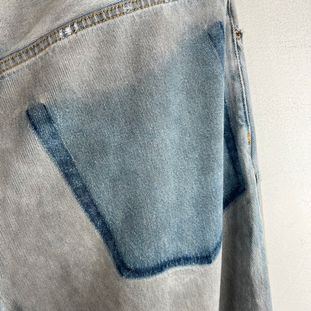 Balenciaga Front Pocket Distressed Denim jeans