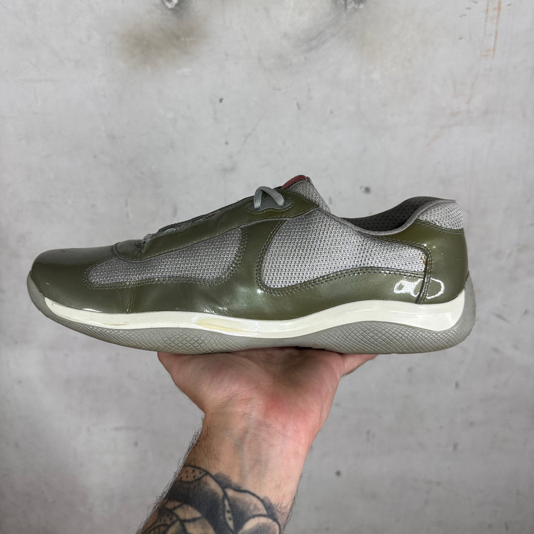 Prada Olive Patent America Cups