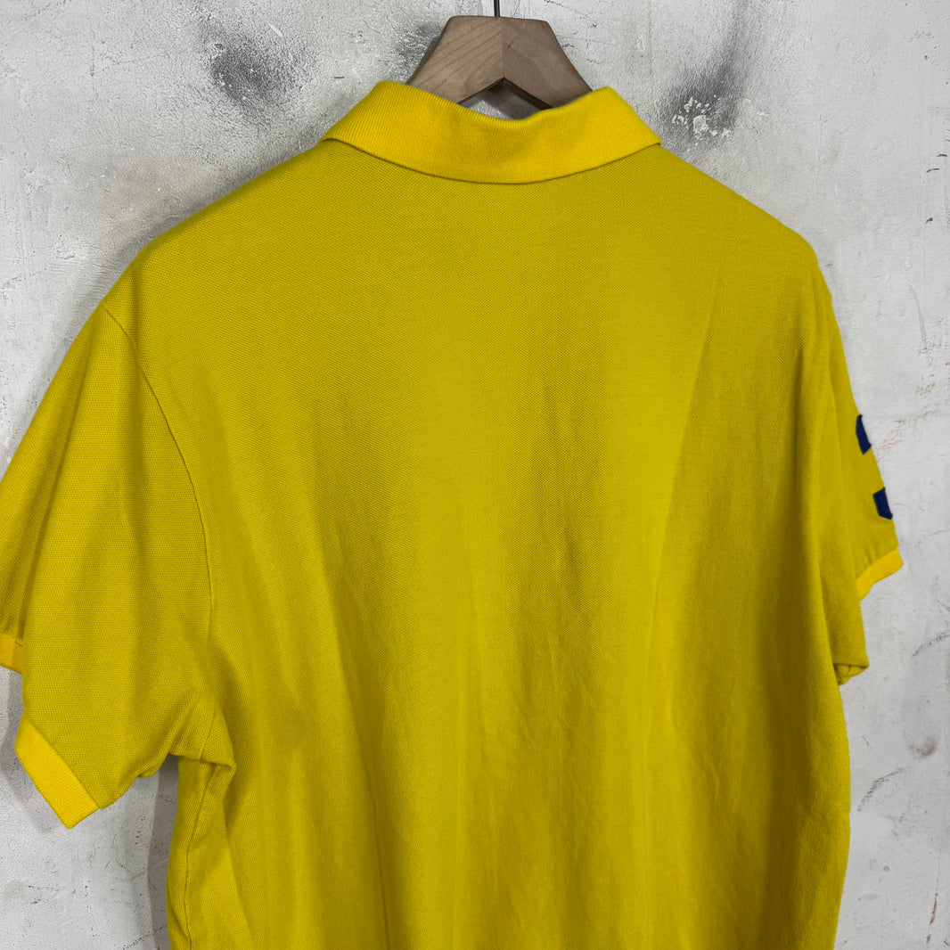 Ralph Lauren Yellow USA Arc Pony Polo