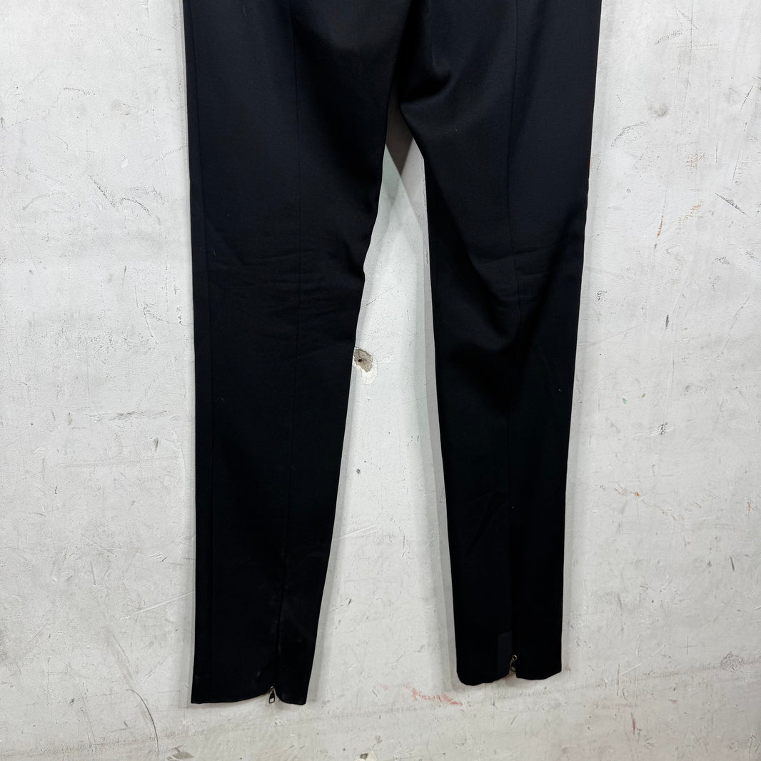 Louis Vuitton Heel Zip Black Trousers
