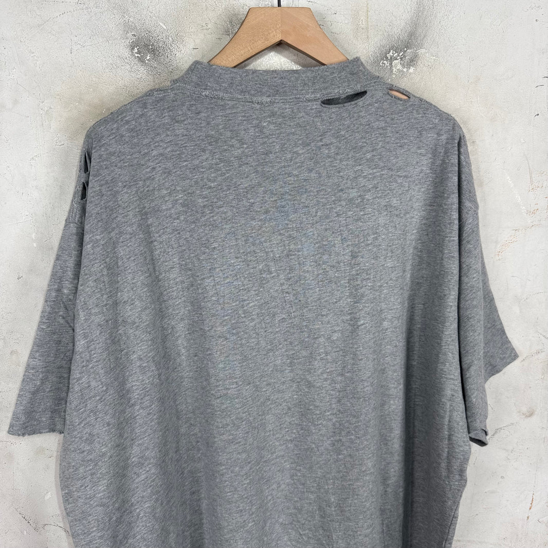 Balenciaga Planet Hollywood Distressed T-Shirt