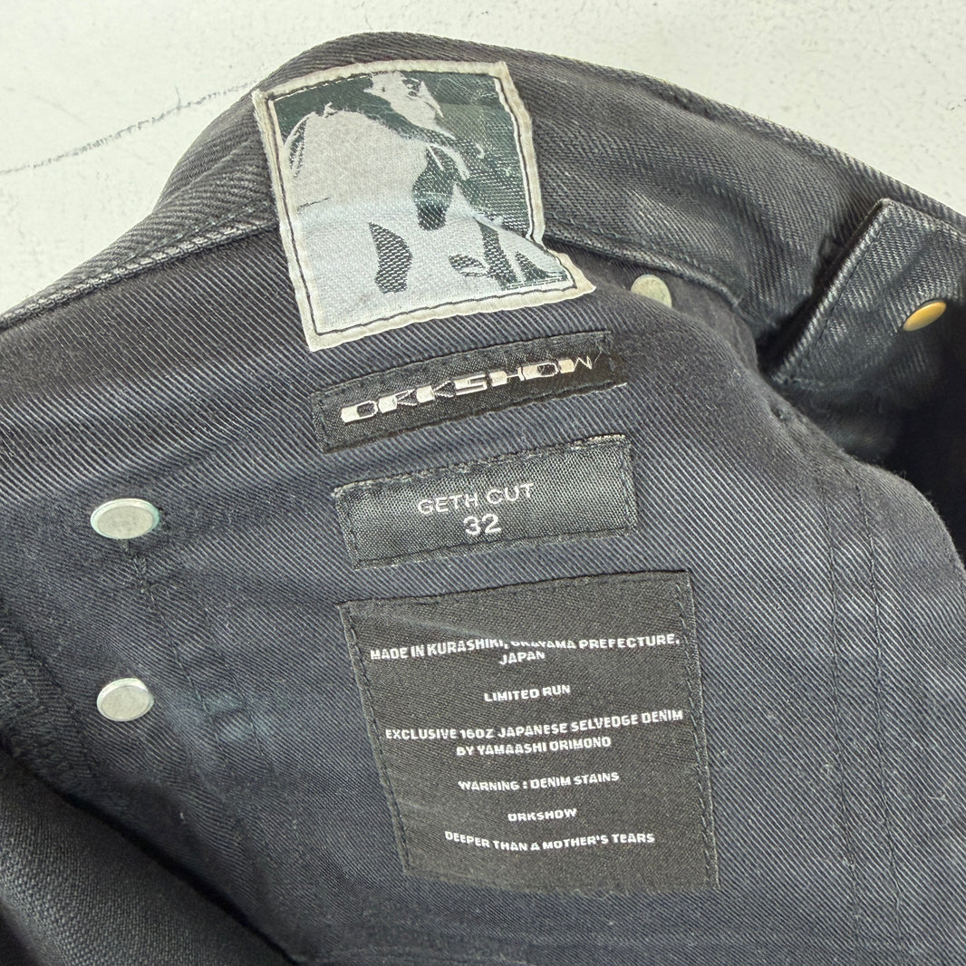 DRKSHDW Smoked Japanese Selvedge Geth Cut Denim Jeans