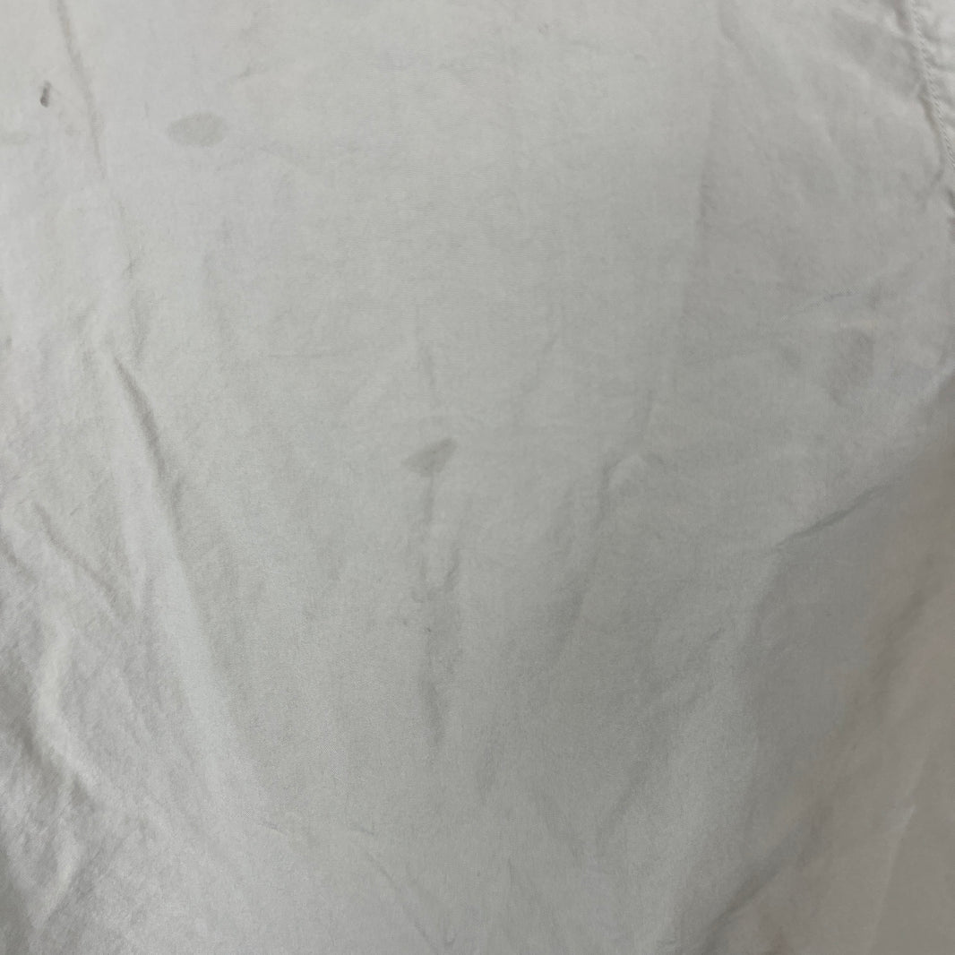 Zegna Beige Silk Button Up Shirt