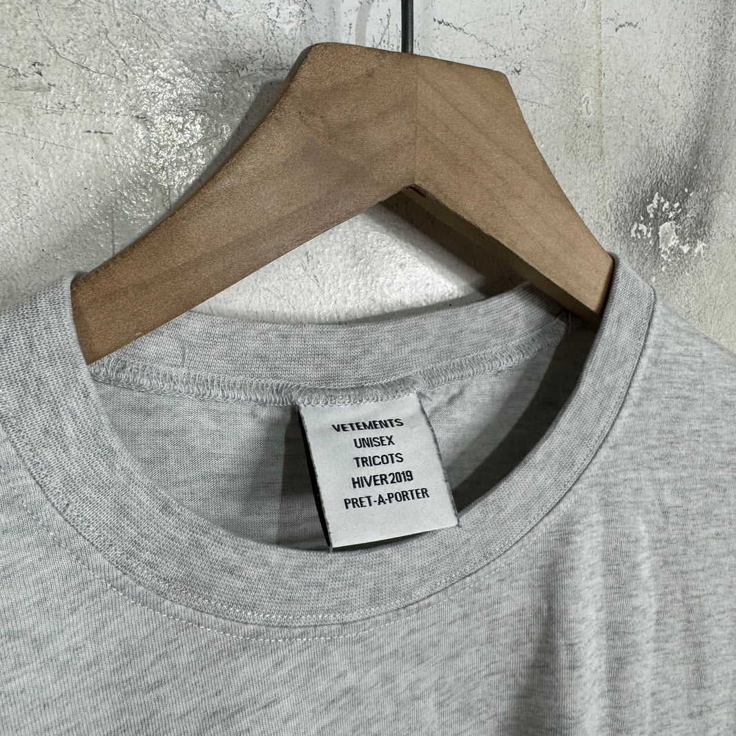 Vetements Grey Aquarius T-Shirt