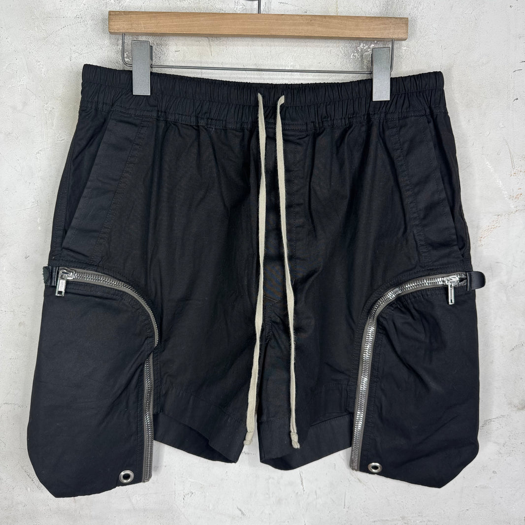 Rick Owens Zippered Pocket Tommy Shorts