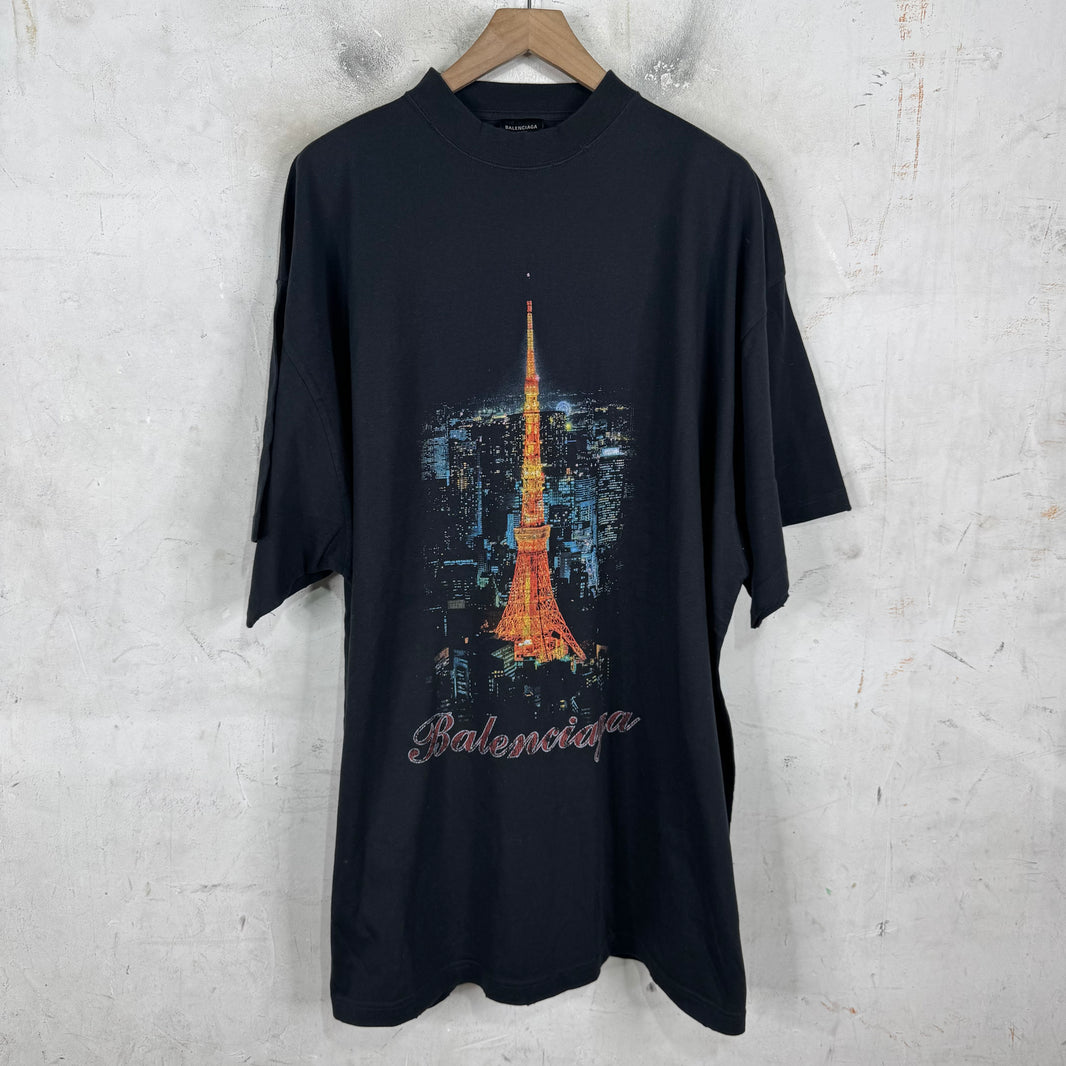 Balenciaga Eiffel Tower T-Shirt