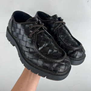 Bottega Veneta Haddock Lace-Up Shoes