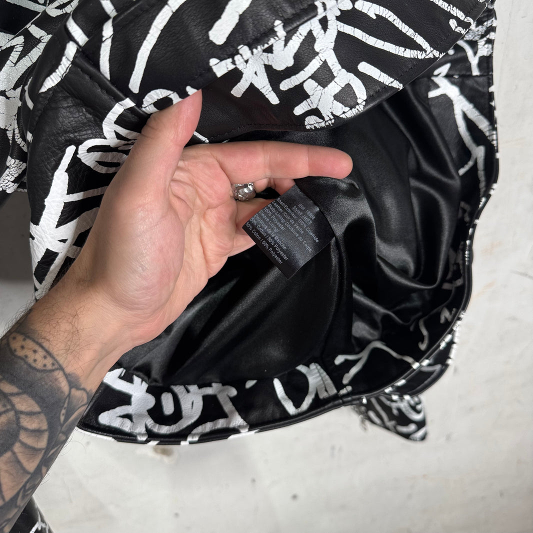 Supreme x CDG x Schott Scribble Perfecto Jacket