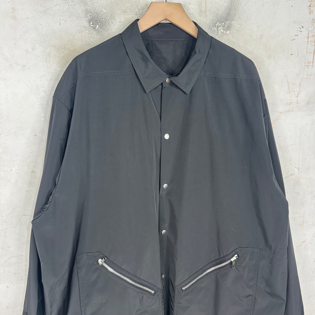 Rick Owens Hollywood Nylon Snap Jacke