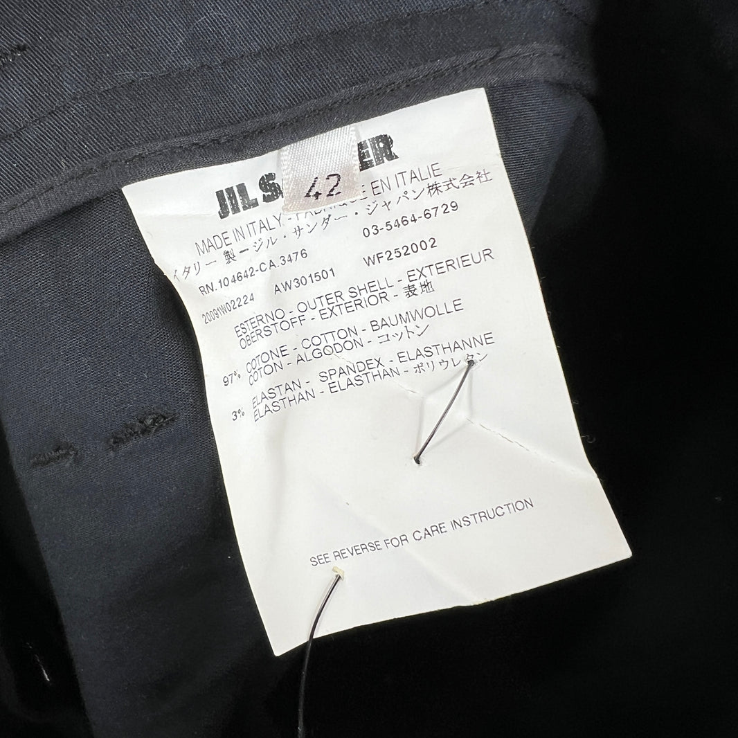 Jil Sander Cuffed Hem Trousers