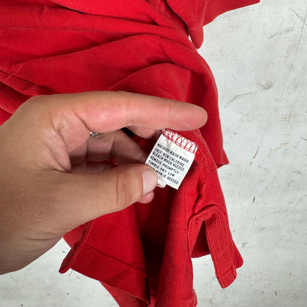 Ralph Lauren Faded Red/Navy White #3 Pony Polo