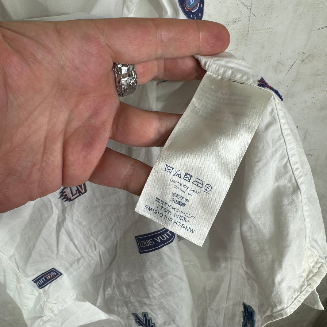 Louis Vuitton Woven Emblem LS Shirt