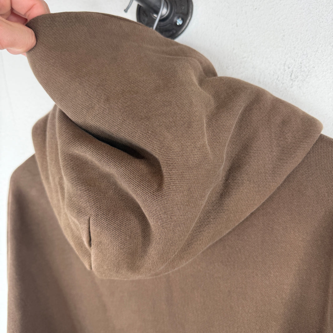 Entire Studios Brown Cropped Hoodie