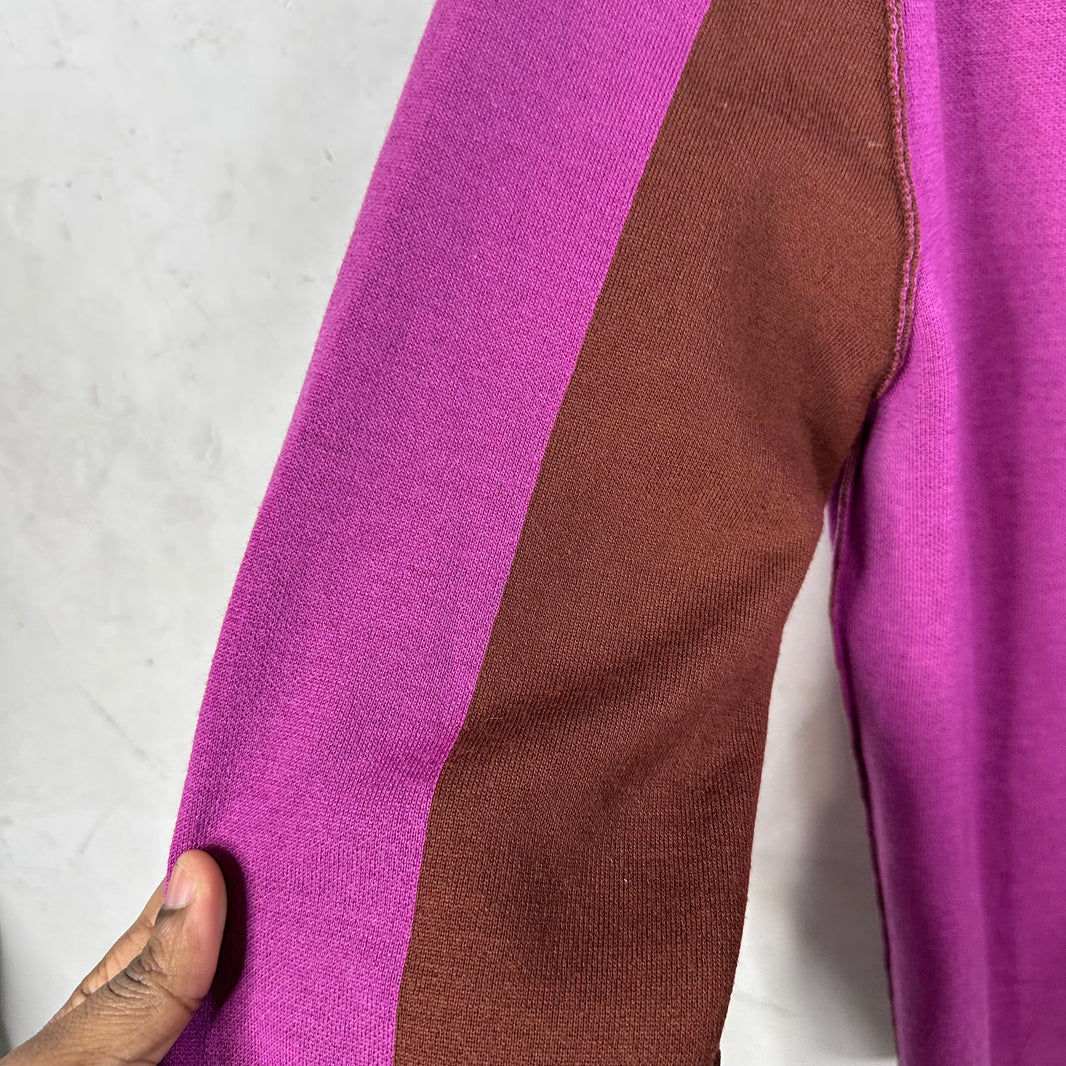 Issey Miyake Color Block Cardigan Sweater