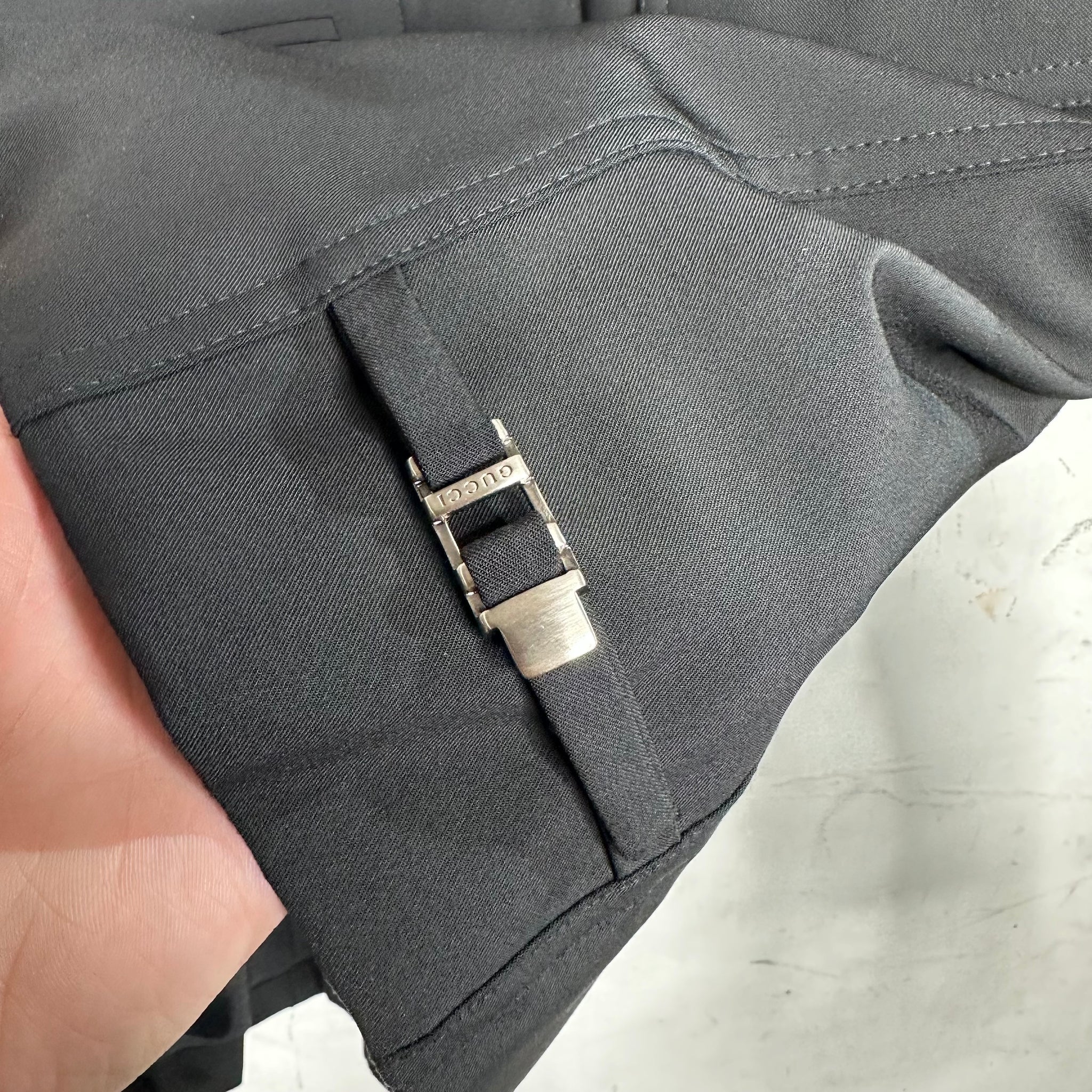 Gucci Poly Cropped Jacket