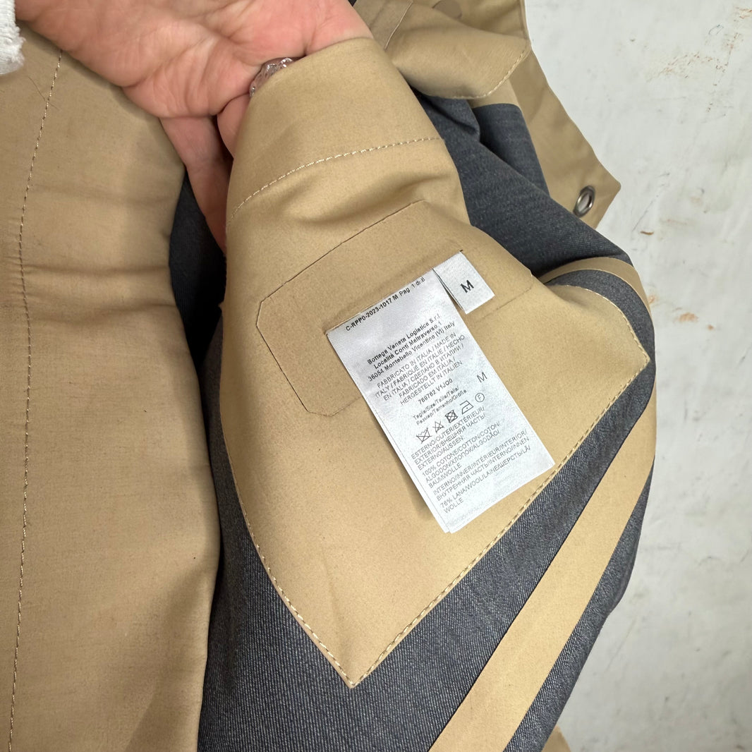Bottega Veneta Long Beige Coat