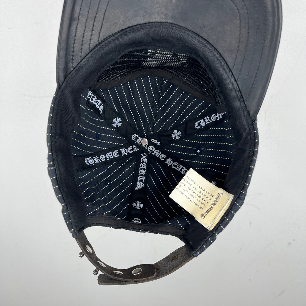 Chrome Hearts Pinstripe Dagger Hat