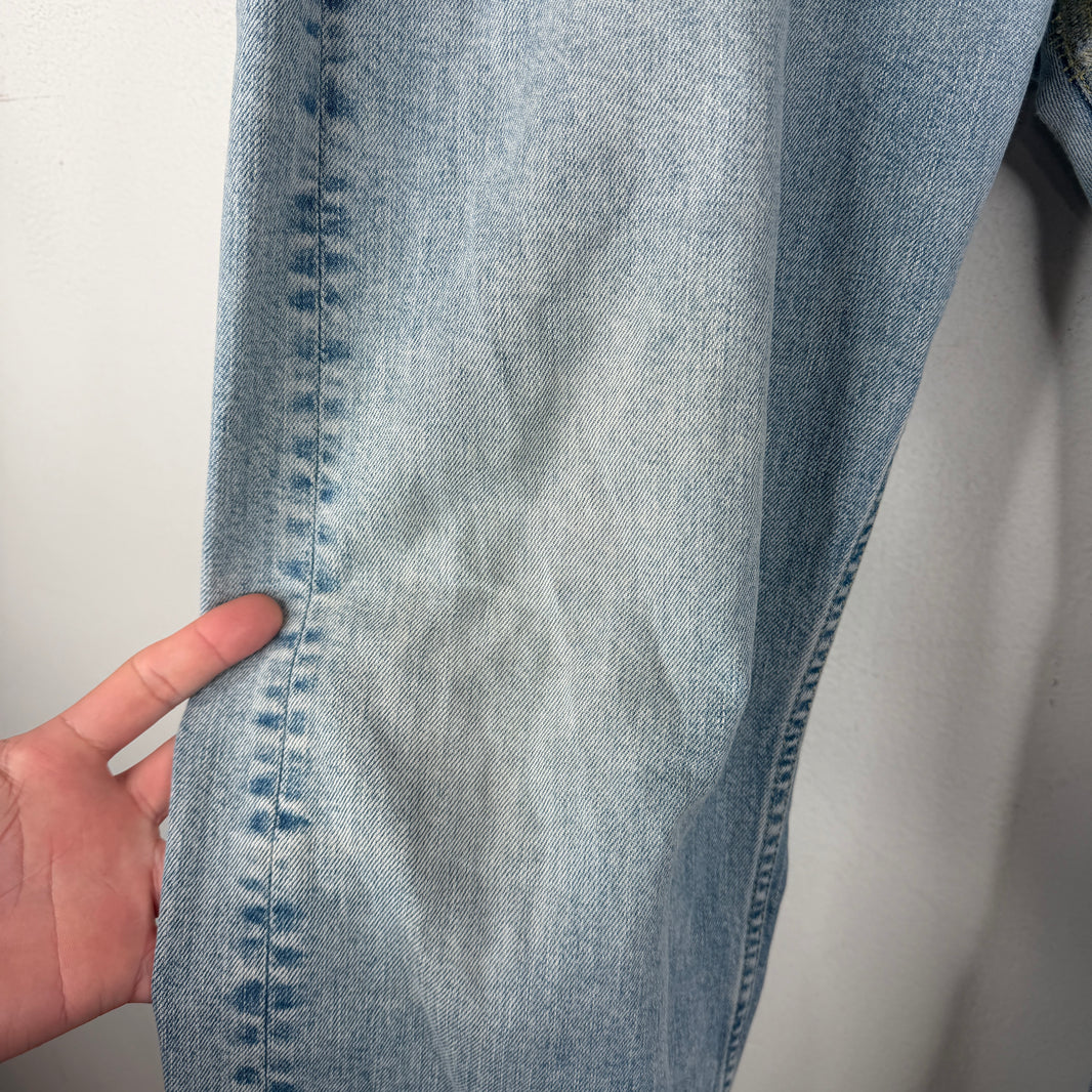 VLONE Blue Zipper Denim Jeans