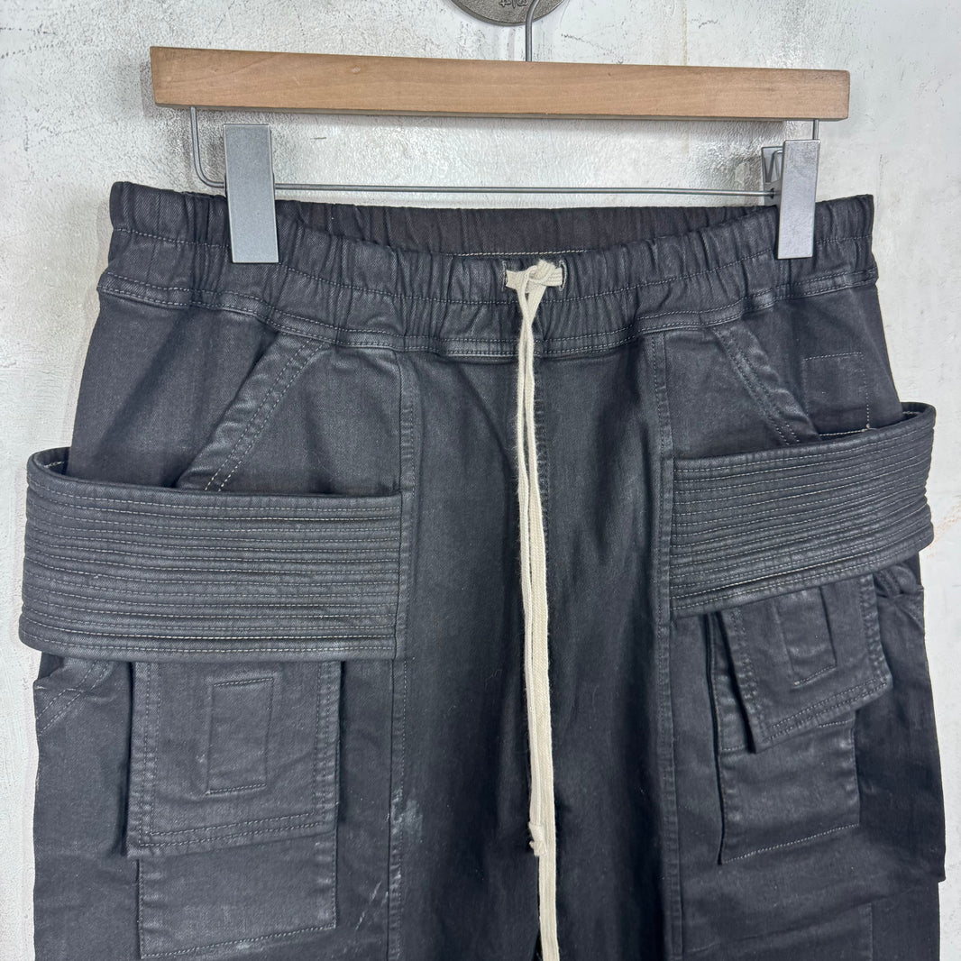 DRKSHDW Waxed Creatch Cargos