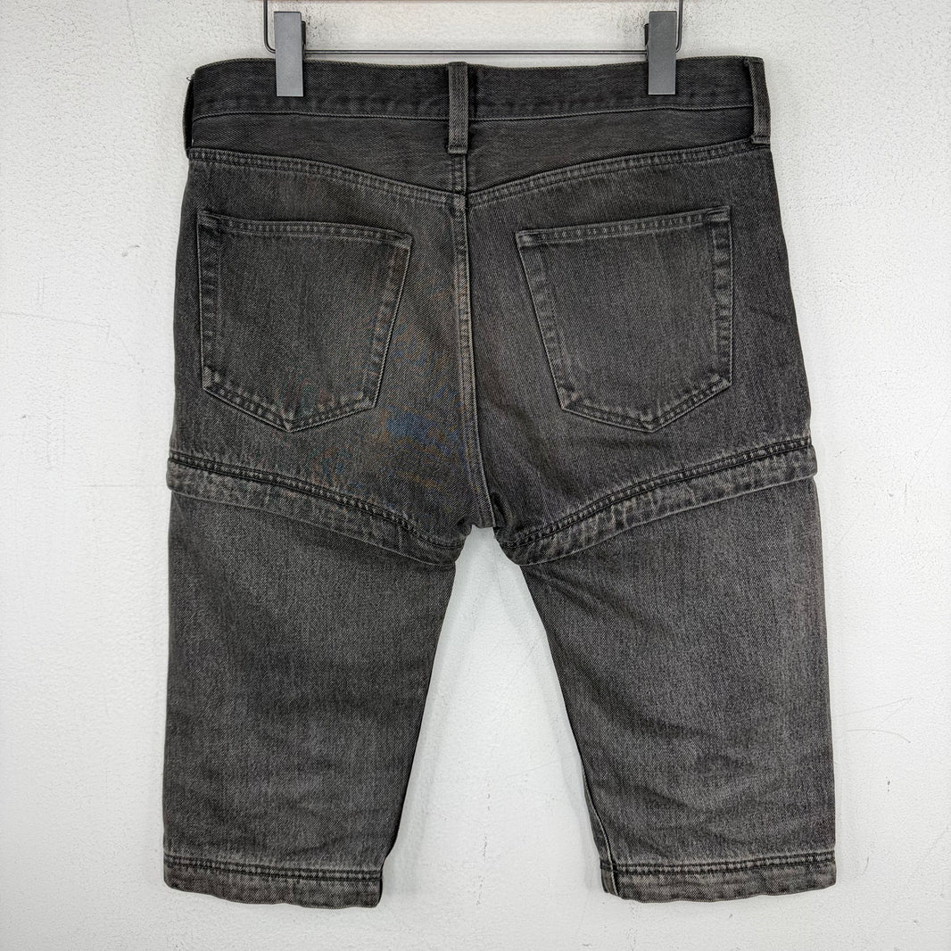 Balenciaga Convertible Denim Shorts