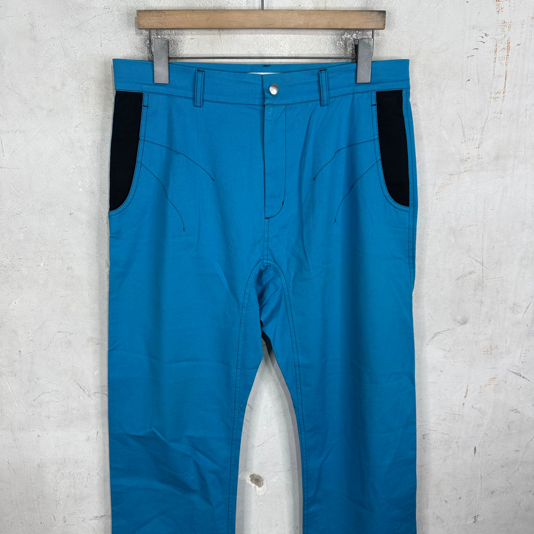 Kiko Kostadinov Blue Darted KK Trousers