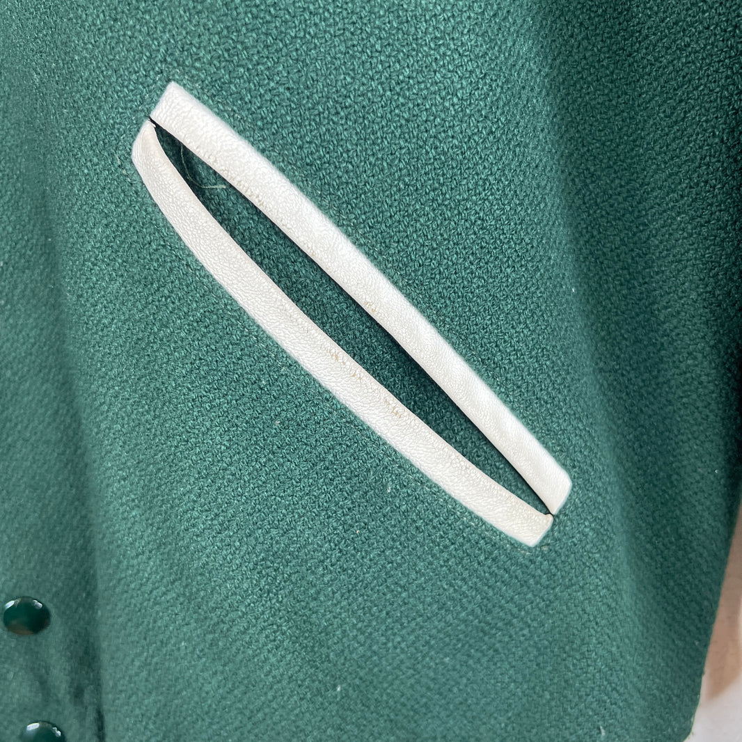 Saint Laurent Forest Green Teddy Jacket