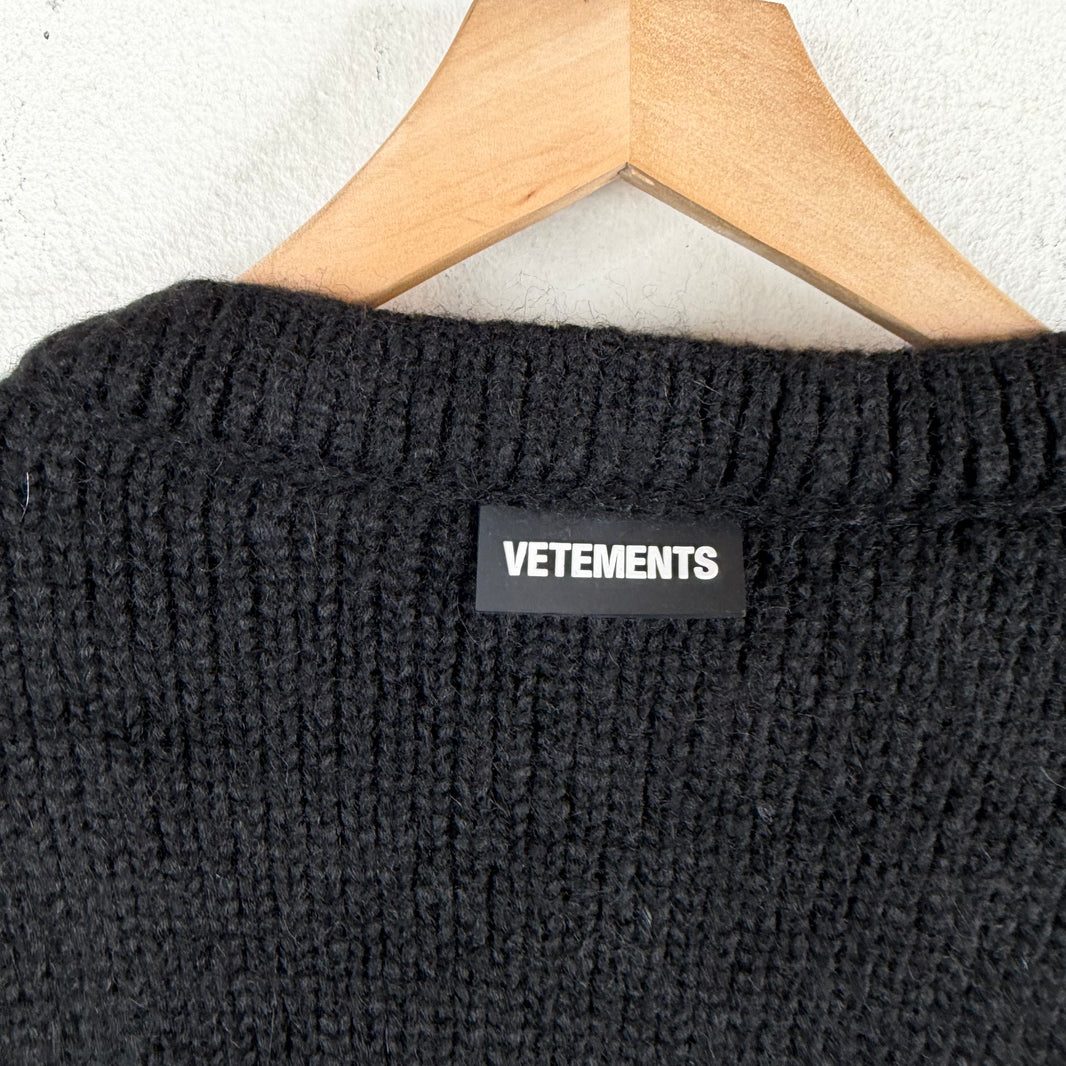 Vetements Fancy Button Cardigan