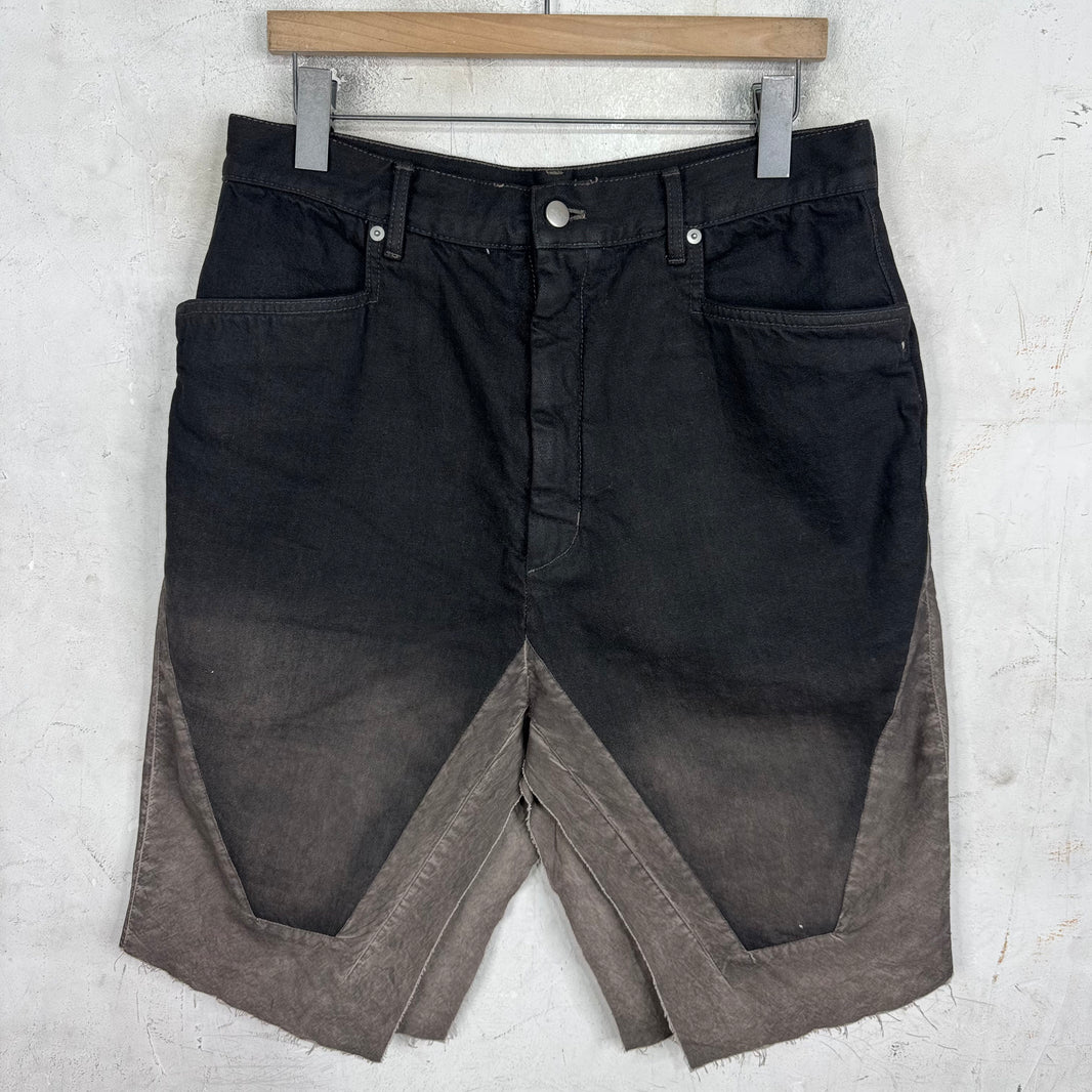 Rick Owens EDFU Degrade Open Shorts
