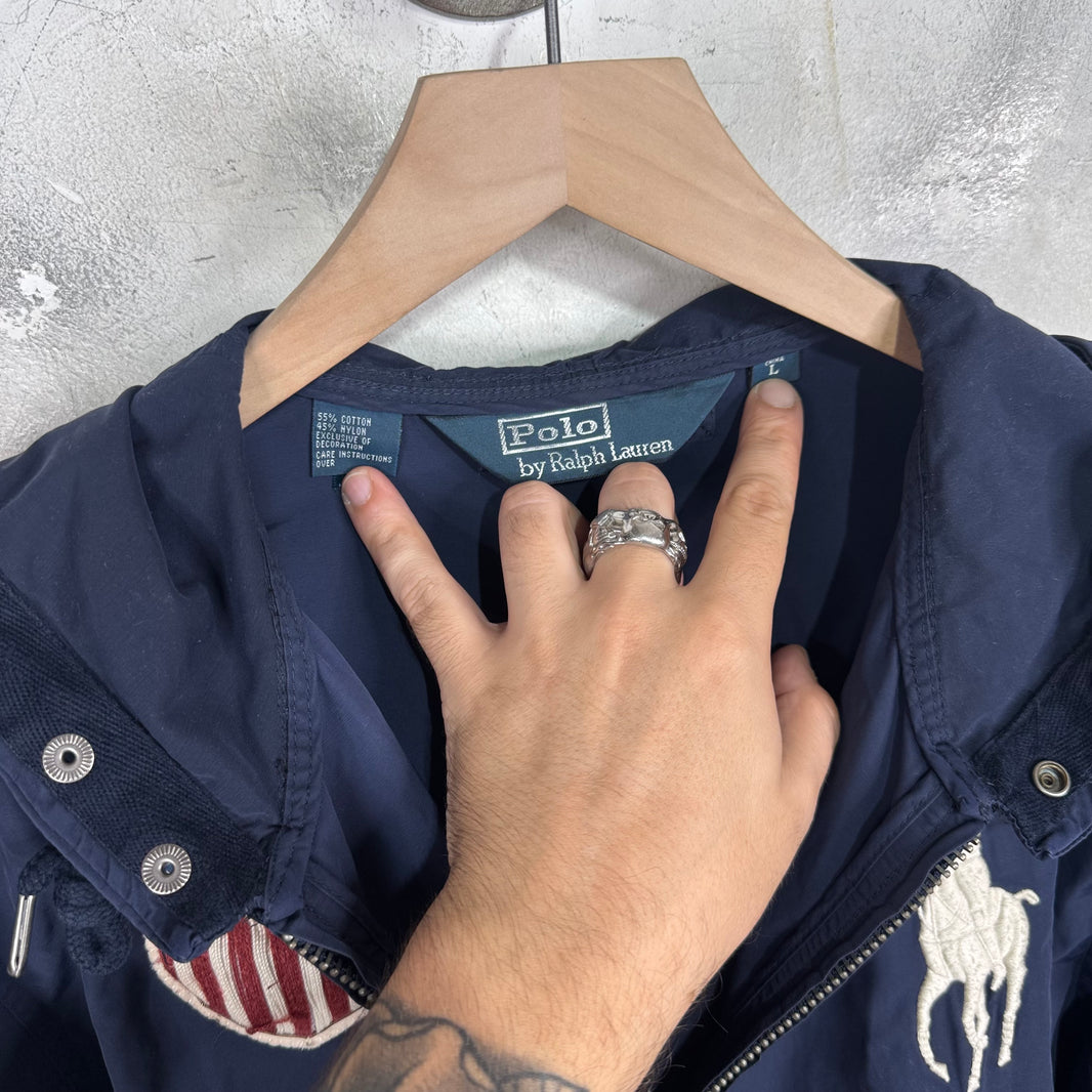 Ralph Lauren USA Big Pony Hooded Windbreaker