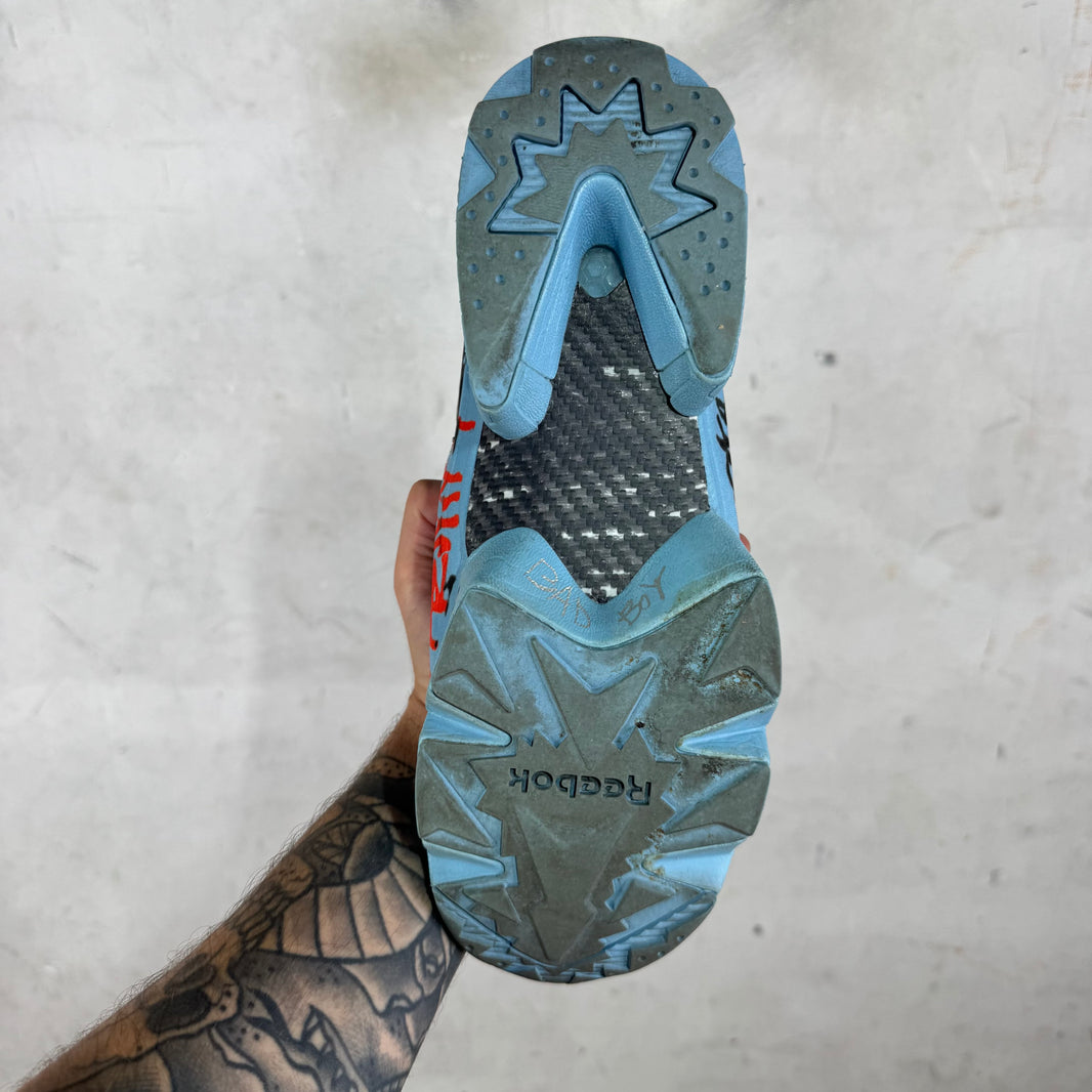 Vetements x Reebok Blue Grafitti Pumps