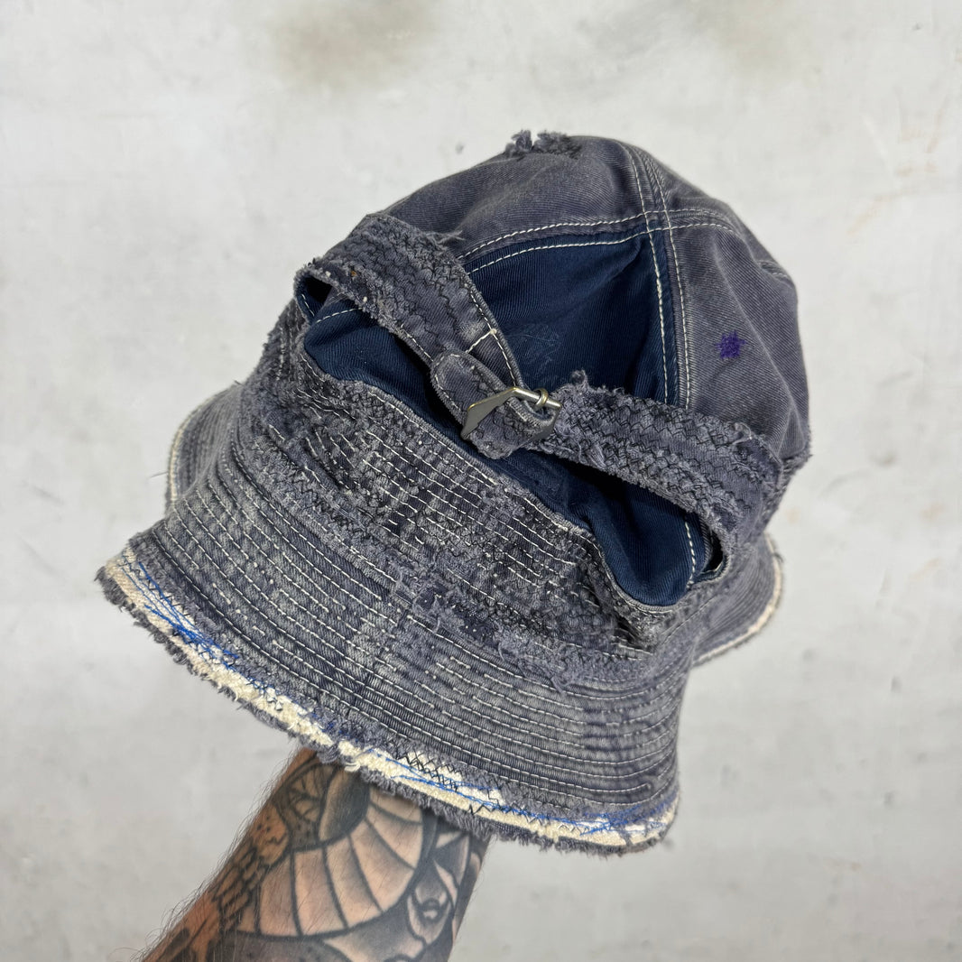 Kapital Navy Old Man & The Sea Bucket Hat
