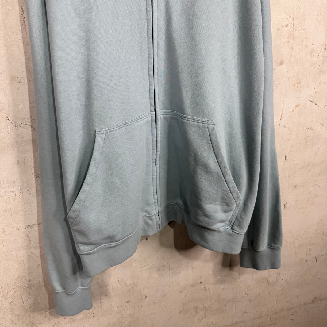 Margiela Embroidered Logo Heavy Zip Hoodie