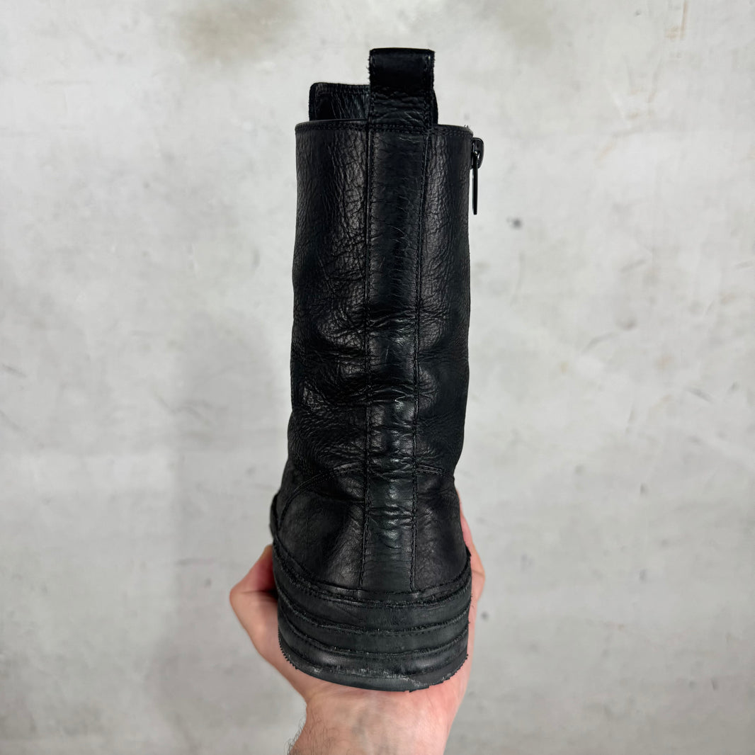 Ann Demeulemeester High Top Lace Up Sneakers