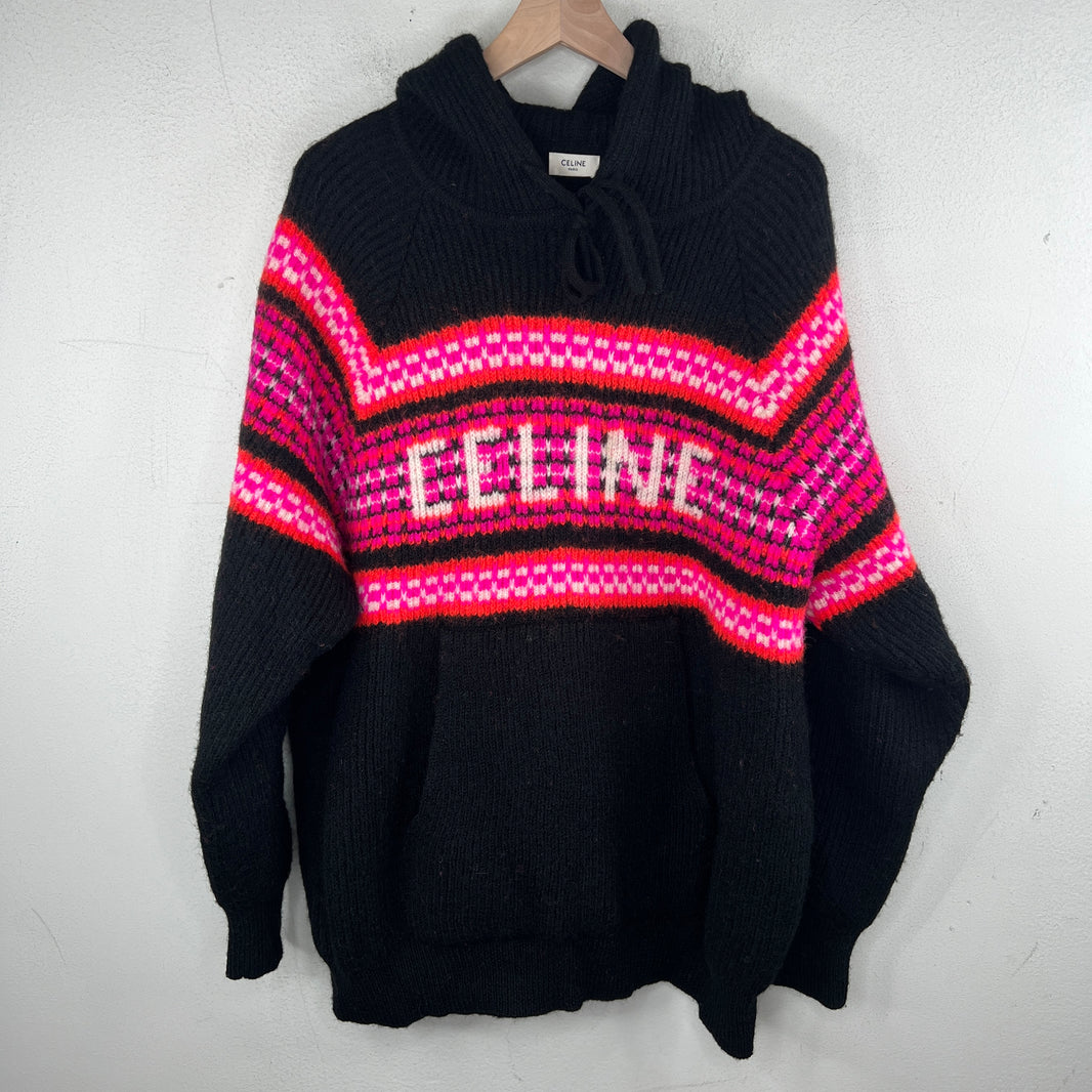 Celine Jacquard Knit Hoodie